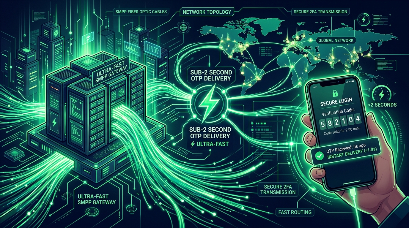 Sub-2-Second OTP Delivery: Architecture Best Practices for High-Volume FinTech & E-Commerce