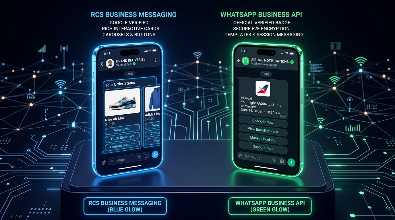RCS Messaging vs WhatsApp Business API: Complete Enterprise Comparison for Indian Businesses